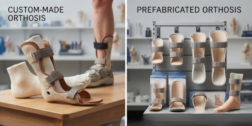 What Is The Difference Between Custom-Made And Prefabricated Orthoses